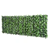 Image de Outsunny Haie artificielle brise-vue jardin balcon terrasse décoration extérieure intérieure feuillage réaliste anti-uv 300 × 100 cm vert