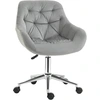 Image de Vinsetto Fauteuil chaise de bureau ergonomique design contemporain pivotante 360° hauteur réglable 59 x 58 x 90 cm gris Aosom France