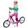 Image de HOMCOM Trottinette patinette freestyle grandes roues pneumatiques Ø 41 cm avec pegs frein avant et arrière rose