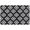 Image de Outsunny Tapis d'extérieur réversible pliable tapis de camping plastique PP haute densité dim. 182L x 274l cm noir et blanc