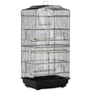 Image de Pawhut Cage à oiseaux volière avec mangeoires perchoirs plateau excrément amovible cage pour canaris perruches perroquets 46,5 x 35,5 x 92 cm noir