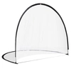 Image de HOMCOM Cage de Football système Pop Up avec sac de transport et piquets de fixation dim. 247L x 203l x 201,5H cm noir et blanc