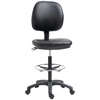 Image de Vinsetto Fauteuil de bureau ergonomique, régalable, avec roulettes, bureau, confort bureau en acier, synthétique noir, vert incl. Aosom France