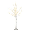 Image de HOMCOM Arbre lumineux LED décoration lumineuse blanc chaud 72 LEDs usage intérieur 120 cm décoration de noël chambre maison blanc