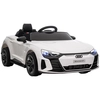 Image de HOMCOM Voiture véhicule électrique enfant 12 V - télécommande parentale fournie - V. Max. 5 Km/h - effets sonores, lumineux - Audi RS E-tron GT blanc