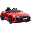 Image de HOMCOM Voiture véhicule électrique enfant 12 V - télécommande parentale fournie - V. Max. 5 Km/h - effets sonores, lumineux - Audi RS E-tron GT rouge