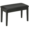 Image de HOMCOM tabouret de piano, pour piano orgue, avec assise rembourrée pieds revêtement synthétique 75x35x49 noir Aosom France