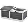 Image de PawHut Maison enclos cage pour petit animal tortue avec 2 espaces 86 x 54 x 43 cm - bois de sapin Aosom France