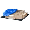 Image de Outsunny Espace de Jeux Extérieur Octogonal en Bois avec Bancs et Bâche Protectrice Aosom France