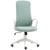 Image de Vinsetto Fauteuil de bureau ergonomique mal de dos Chaise bureau haut Verte Accoudoirs Roulettes Inclinaison Réglable Aosom France