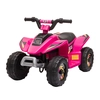Image de HOMCOM Quad électrique pour enfants 18-36 mois véhicule à batterie 6V avec marche avant et arrière 72 x 40 x 45,5 cm rose