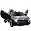 Image de HOMCOM Voiture électrique pour enfant de 3 à 5 ans 2 moteurs 12V 25W 3-5 Km/h télécommande 2,4G Bentley Bacalar noir