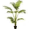 Image de HOMCOM Palmier Artificiel Réaliste 170cm 11 Grandes Feuilles Vert Décoration Maison avec Pot Aosom France