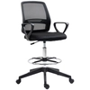 Image de Vinsetto Fauteuil de bureau chaise de bureau assise haute réglable tabouret de bureau pivotant 360° maille respirante