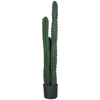 Image de Outsunny Cactus Artificiel Déco Réaliste Intérieur/Extérieur Hauteur 120cm Vert Aosom France