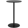 Image de HOMCOM Table de bar ronde table de bistro mange-debout table de cuisine style contemporain plateau peint et cadre en acier