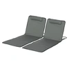 Image de Outsunny Lot de 2 tapis de plage pliants avec dossier réglable 5 positions, appui-tête, tissu Oxford, sac de transport