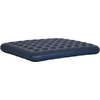 Image de Outsunny Matelas gonflable 2 personnes matelas pneumatique avec pompe à main intégrée, surface floquée, bleu