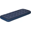 Image de Outsunny Matelas gonflable simple lit pneumatique portable avec pompe à main intégrée surface floquée, pour camping, voyage bleu