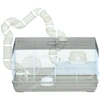 Image de PawHut Cage hamster cage rongeur avec tunnel et accessoires inclus fil d'acier 58 x 32 x 31 cm gris