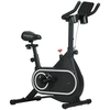 Image de SPORTNOW Vélo d'appartement volant d'inertie silencieux écran LCD guidon et selle réglables support Ipad porte-gobelet intégrés