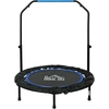 Image de HOMCOM trampoline de yoga fitness, 123 cm de diamètre, pour exercices cardio, Ø 102 cm, noir bleu Aosom France