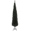 Image de HOMCOM Sapin de Noël artificiel, arbre de Noël, base en acier, 390 branches épines, décoration de Noël, Ø 55 x 195H cm, vert