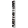 Image de HOMCOM Rangements pour CD et DVD avec 12 compartiments, capacité max. 204 CD, 21 x 20 x 175 cm, blanc