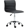 Image de HOMCOM Chaise bureau fauteuil de bureau à roulettes pivotante hauteur réglable siège rembourrée 48 x 52 x 78-90 cm noir