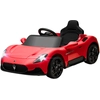 Image de AIYAPLAY Voiture électrique pour enfants sous licence Maserati MC20 12V, Télécommande, LED, Musique et Klaxon, 3 à 6 Ans, rouge