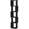 Image de HOMCOM Bibliothèque étagère Design Moderne à 5 Niveaux   Rangement Pratique pour Maison ou Bureau, noir