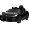 Image de AIYAPLAY Voiture électrique pour enfants sous licence Maserati Gran Turismo Folgore, 12V avec télécommande, de 3 à 5 ans, noir