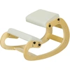 Image de HOMCOM Siège assis genoux ergonomique, régalable, siège genoux, posture correcte en bois, polyester incl. avec repose-pieds Aosom France