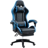 Image de Vinsetto Chaise gaming fauteuil gaming ergonomique avec dossier inclinable à 135° et soutien lombaire, 65 x 65 x 121-129 cm noir