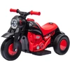 Image de AIYAPLAY Moto électrique enfants 2-5 ans, 3 roues, 6 V, 3 km/h, avec fonction de bulles, effets lumineux et sonores, rouge
