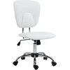 Image de Vinsetto Chaise bureau fauteuil de bureau avec hauteur réglable, dossier inclinable, siège de bureau à roulettes pivotantes