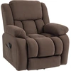 Image de HOMCOM Fauteuil releveur électrique, fauteuil relax électrique avec fonction massage et chauffage, 93 x 104 x 100 cm, marron