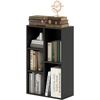 Image de HOMCOM Bibliothèque étagère de rangement 2 niveaux avec 5 compartiments, pour salon chambre à coucher bureau, 50x24x80cm, noir