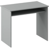 Image de HOMCOM Bureau informatique sobre épuré compact avec 1 étagère, panneaux de particules, dim. 90l x 50P x 74H cm, gris