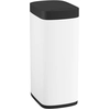 Image de HOMCOM Poubelle de cuisine automatique 50L, poubelle à capteur de mouvement, fonctionne sur piles, 26,5x35,5x68cm, crème