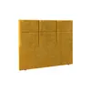 Image de DECO CARRE CHENILLE OCRE TETE 200x120x6 cm