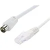 Image de Cordon Balun RJ45 M / TV 9.52mm M - PASSIF - 1m50