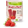 Image de OVERSTIMS Étuis 4 barres Fruit'n Perf Bio - Fraise Diététique du sport Blanc TU