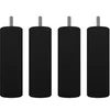Image de Jeu de 4 pieds CYLINDRIQUE o : 70 mm - hauteur : 150 mm - vis de 8 mm - en Caisse Carton CC avec etiquette - coloris LAQUE GRIS ANTHRACITE
