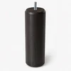 Image de Jeu de 4 pieds CYLINDRIQUE o : 70 mm - hauteur : 150 mm - vis de 8 mm - en Caisse Carton CC avec etiquette - coloris CHENE GRISE