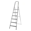Image de Escabeau ménager pliable en aluminium 6 marches léger Selekta
