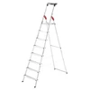 Image de Escabeau sécurisé pliable en aluminium 8 marches ultra léger Hailo L60