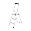 Image de Escabeau domestique pliable en aluminium 3 marches ultra léger Hailo L40