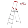 Image de MS LINE - Escabeau ménager pliable en aluminium 4 marches ultra léger Hailo L50