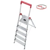 Image de MS LINE - Escabeau ménager pliable en aluminium 5 marches ultra léger Hailo L50